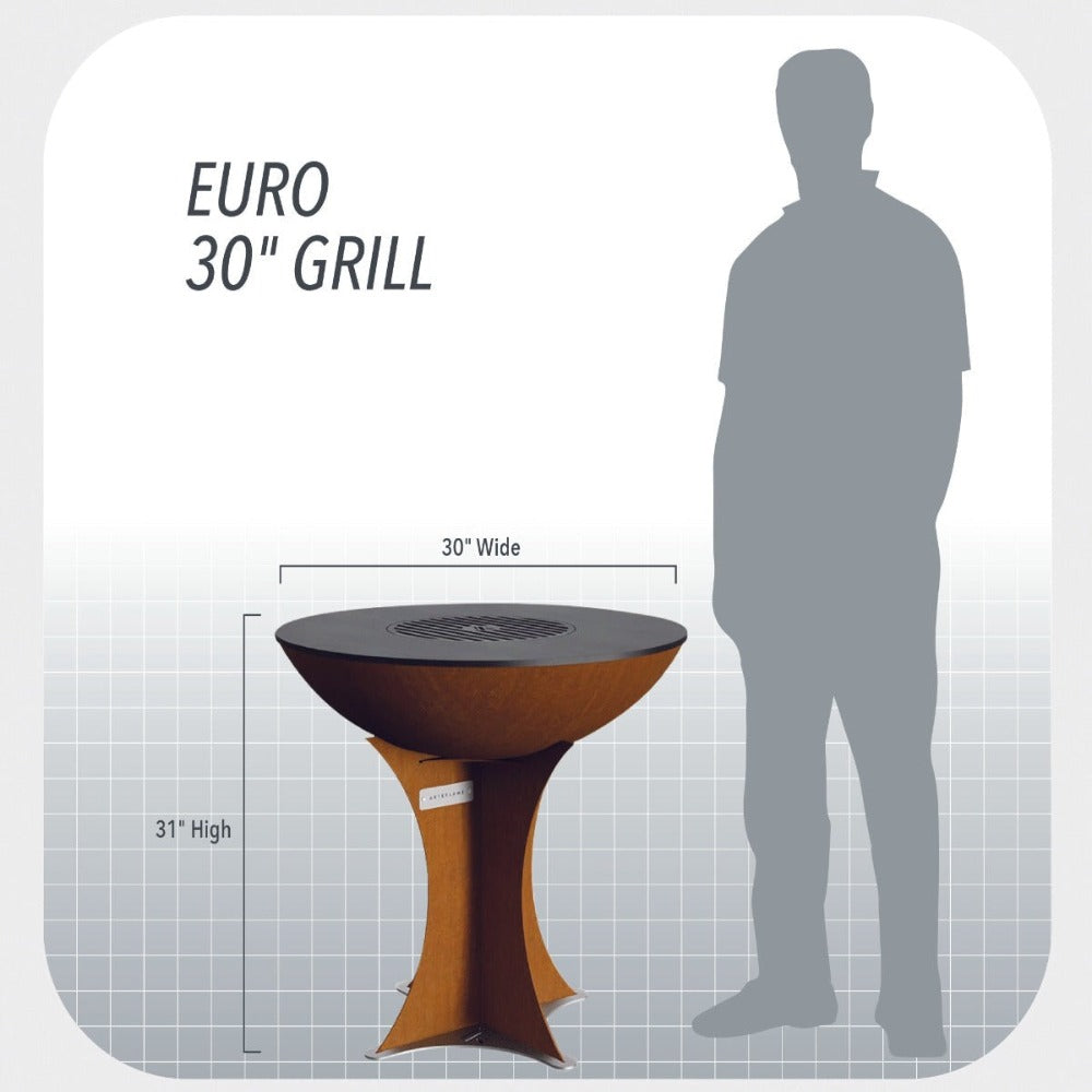 Arteflame Classic 30" Grill - Tall Euro Base