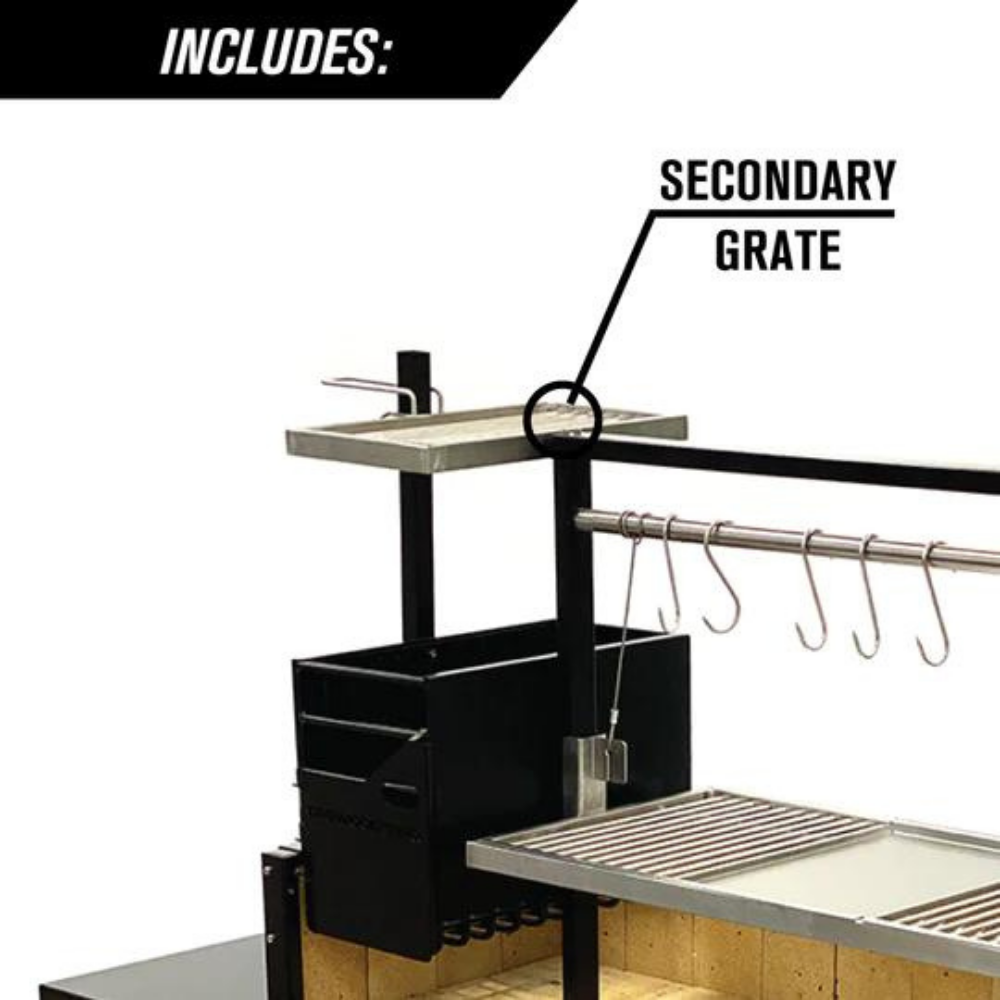 Tagwood BBQ Argentine Santa Maria Wood Fire & Charcoal Grill (BBQ03SI)