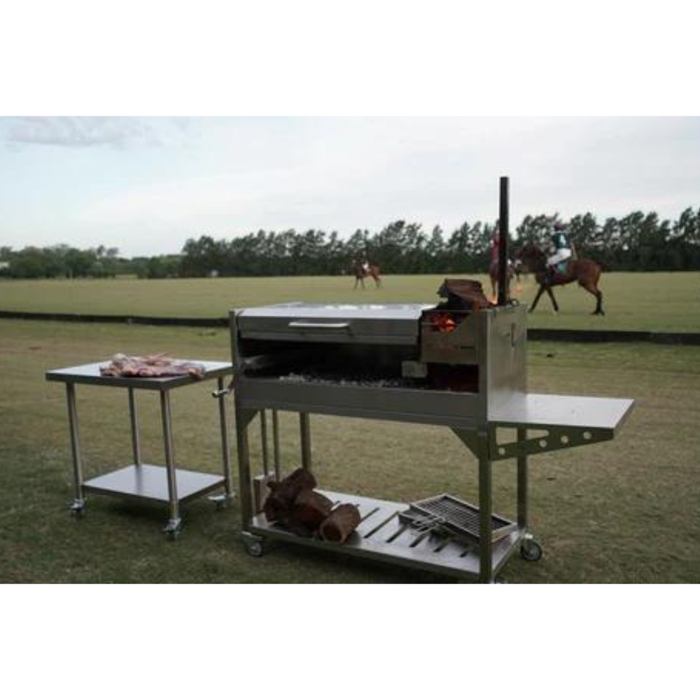 Tagwood BBQ Argentine Santa Maria Wood Fire & Charcoal Grill with Top Lid (BBQ01SS)