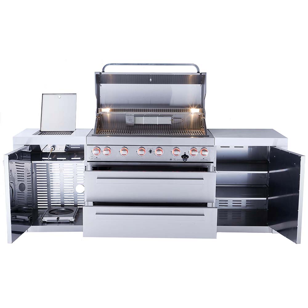 Mont Alpi 805 Deluxe BBQ Grill Island - MAi805-D