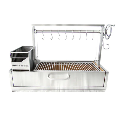 Tagwood BBQ Santa Maria Argentine Wood Fire & Charcoal Grill Built-In (BBQ05SS)