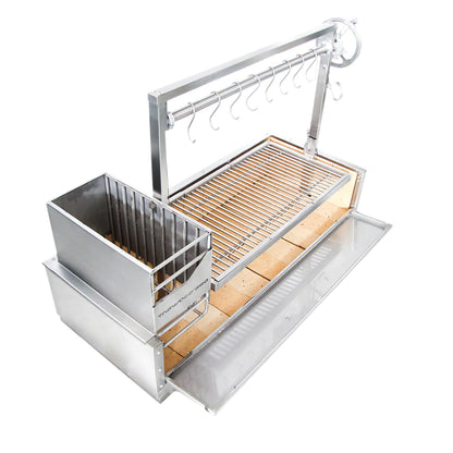 Tagwood BBQ Santa Maria Argentine Wood Fire & Charcoal Grill Built-In (BBQ05SS)