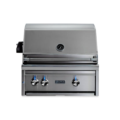 Lynx 27-Inch Built-In Professional Gas Grill with 1 Ceramic & 1 Trident Infrared Burner - L27TR-LP/NG