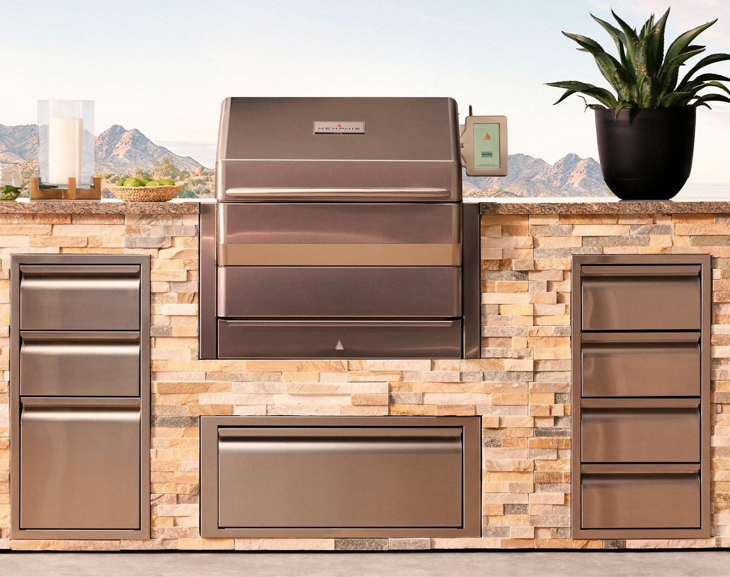 Memphis Grills Pro Built-In ITC3 Pellet Grill - VGB0001S