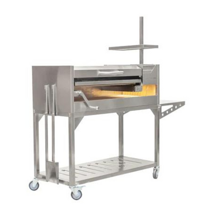 Tagwood BBQ Argentine Santa Maria Wood Fire & Charcoal Grill with Top Lid (BBQ01SS)