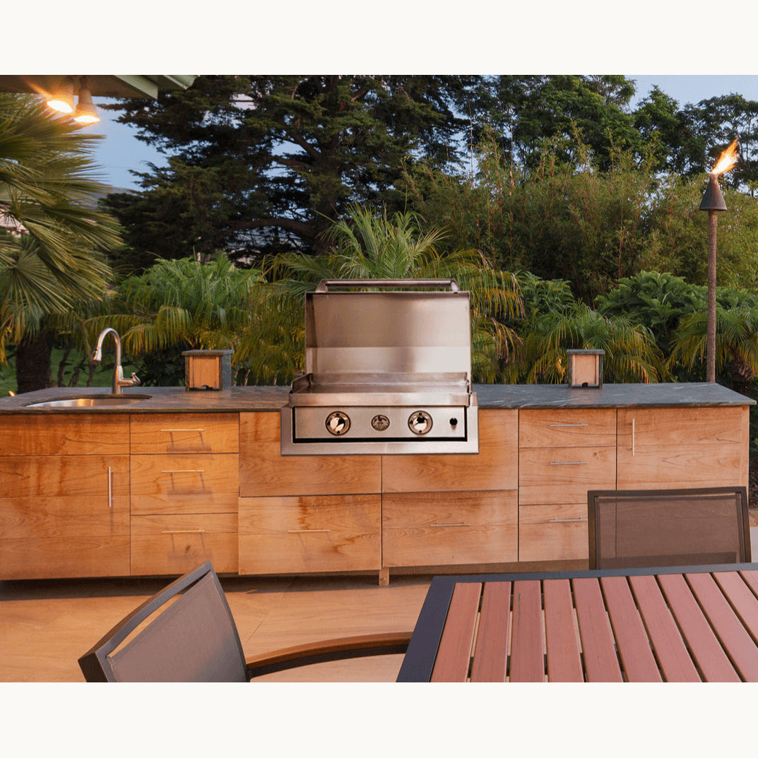 Le Griddle Ranch Hand 2-Burner Built-In/Tabletop Gas Griddle - GFE75