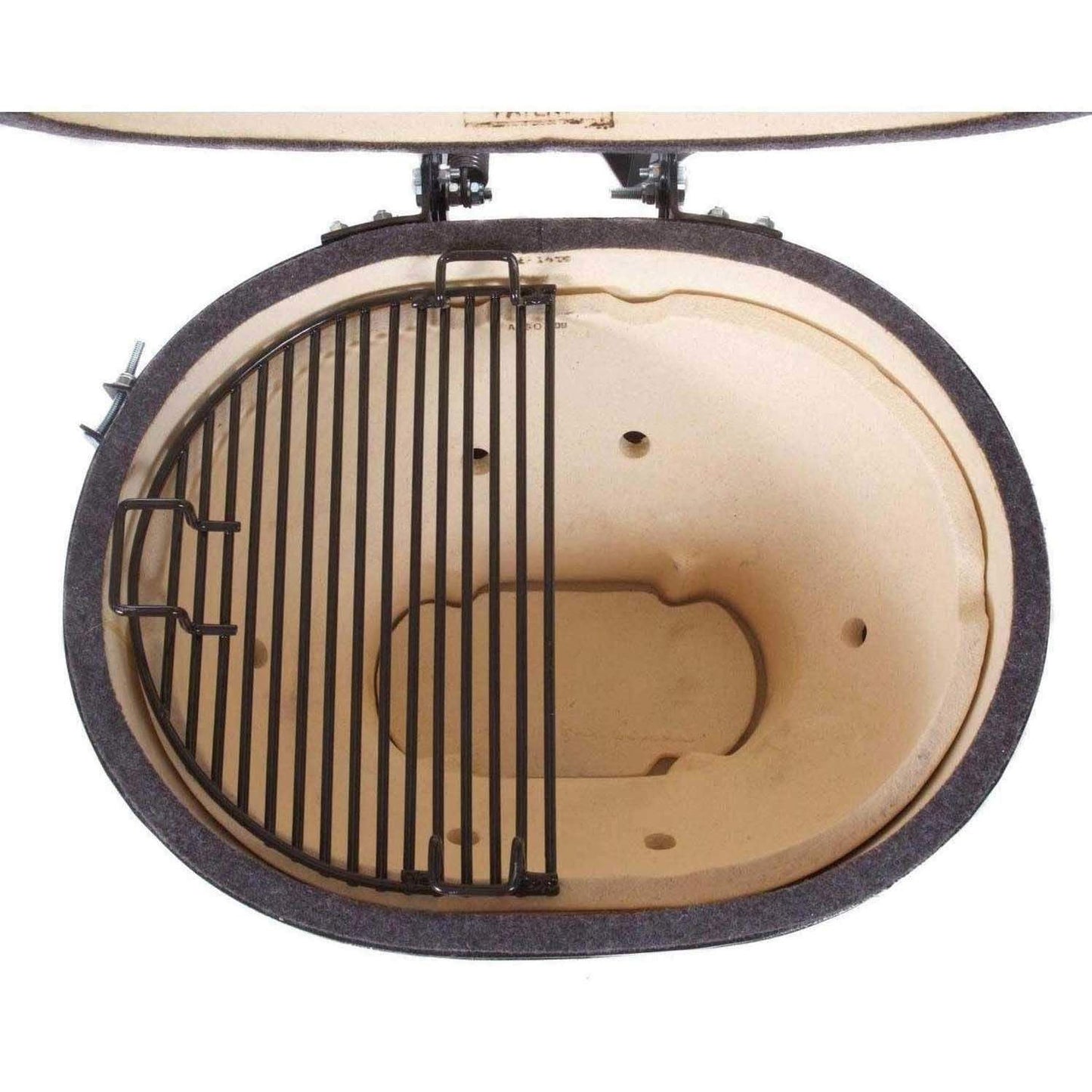 Primo Oval XL 400 Ceramic Kamado Grill on Table